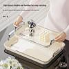 Yicang Transparent Grey Water Ripple Serving Tray