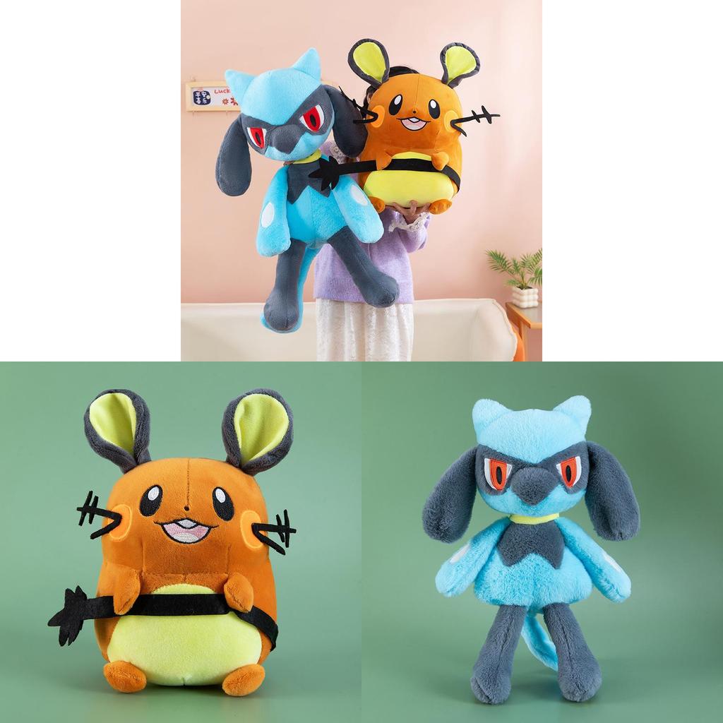 Pokemon Dedenne Riolu Plüschtiere für Kinder und Sammler