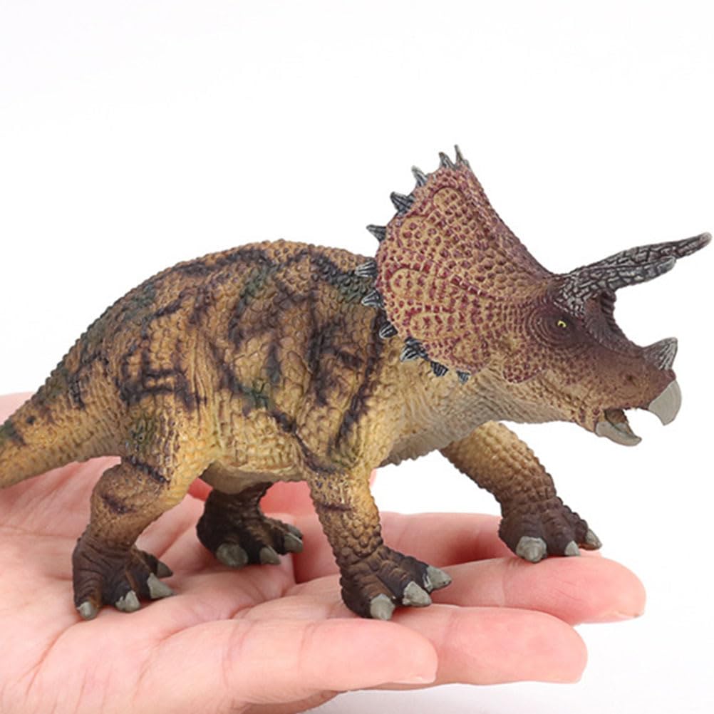 Lurrose Dinosaur Triceratops Durable Plastic Perfect Birthday Gift for Boys and Kids Toy, Model, Figure,