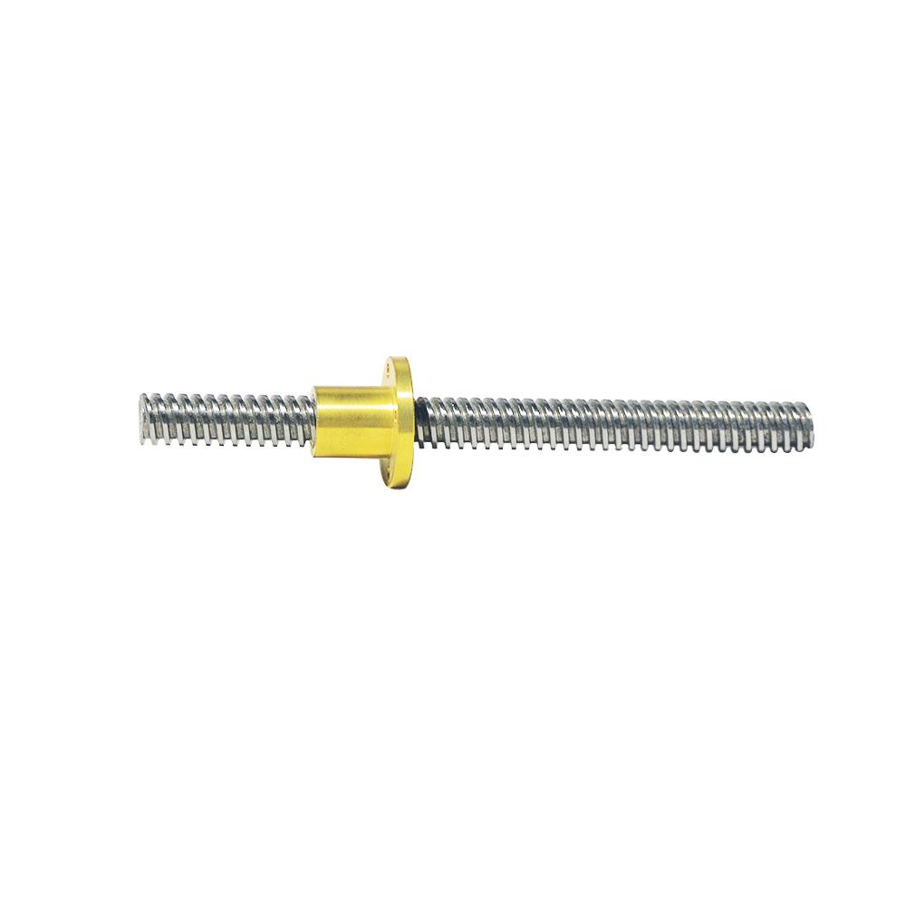 304 Stainless Steel T32 Trapezoidal Lead Screw with Nut, 6mm Pitch and Lead 500mm lead screw + nut (1 set)