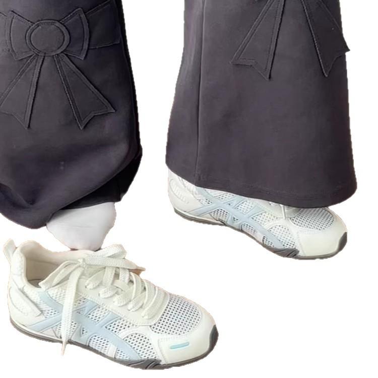 Thick-soled mesh breathable Forrest Gump shoes women's 2025 summer new inner height increase German training shoes casual versatile sports dad shoes