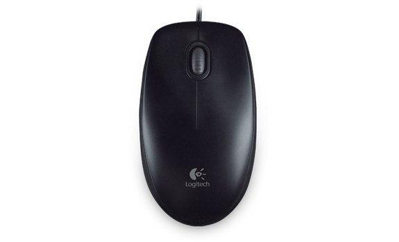 Logitech | Mouse | B100 | Wired | Black