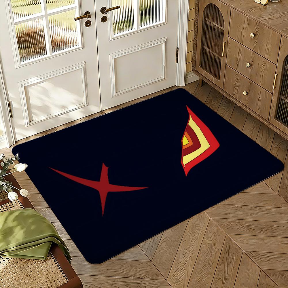 KILL La KILL Floor Mat Soft Thickened Absorbent Non-Slip Bedroom Living Room Door Mat Home Decor Flannel Rugs