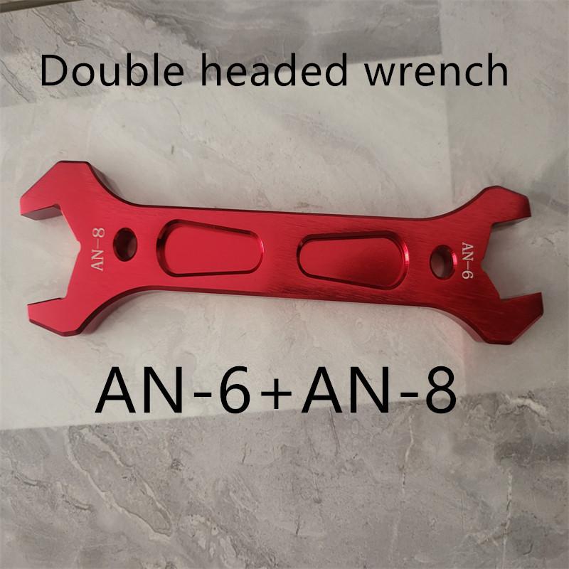 AN3 AN4 AN6 AN8 AN10 AN12 Aluminum Wrench Joint Tool Socket Wrench Tool Kit Double Head Joint Disassembly Wrench Repair Tools