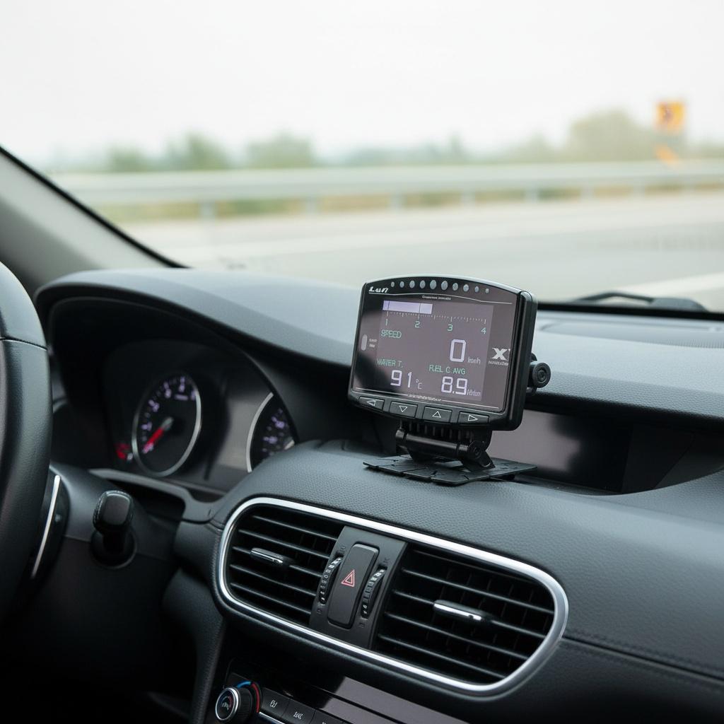 Car Smart OBD2 Auto Meter Speedometer Mini Digital Water Temperature Car Gauge OBD2 Monitor Lufi X1 HUD