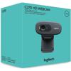 Logitech HD C270 Webcam - 720p/30FPS with RightLight - Black