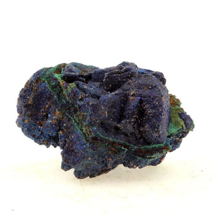 Pierres et Minéraux. Chessylite (Azurite). 81.0 ct. Chessy-les-Mines, France.