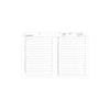Planner DESIGNPHIL Midori Business Diary 2027 A5 Ring Binding Horizontal Layout January 2027 Start - Black