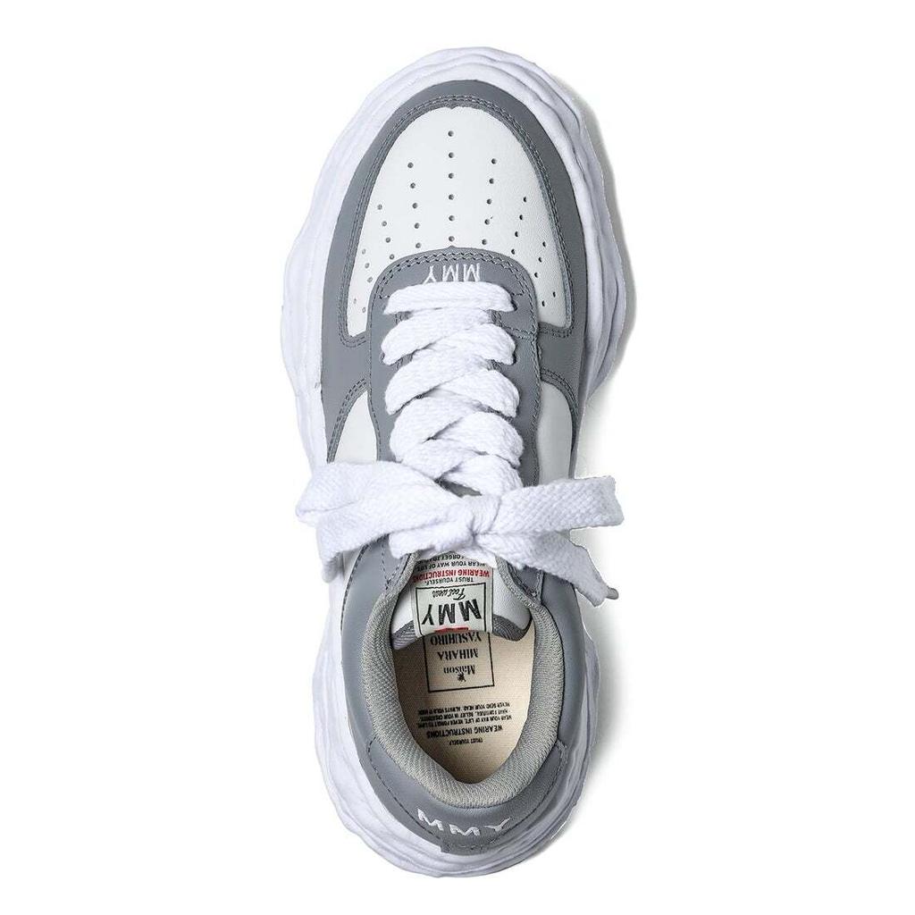 A08FW706-grau/weiß Maison MIHARA YASUHIRO WAYNE Low Originalsohle (Herren)