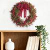 Christmas Simulation Green Plant Money Leaf Wreath Vine Ring Home Window Door Hanging Decoration 40cm