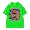Certified Unhinged Funny Cat Meme T Shirts Unisex Womens Summer Trending Short Sleeve T Shirt Casual 100 Cotton Oversized Tshirt