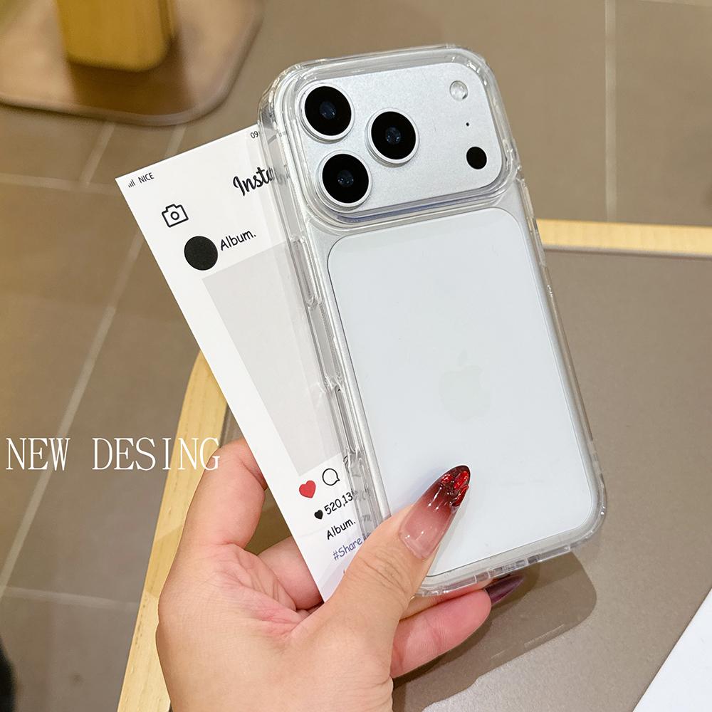 

Lovely Girl Candy Color Hybrid Case For iPhone 17 16 15 14 13 12 Pro Max Plus Clear Silicone Soft Shell Shockproof Hard PC Cover iPhone 16