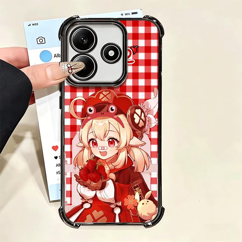 Genshin Impact Klee Plating Phone Case For Xiaomi Poco X5 X6 X7 X8 Pro Max F8 Ultra F7 M8 M7 M5S Redmi 15C 15 14C 13C 13 X3 12C