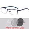 Titanium Alloy Photochromic Myopia Eyeglasses Women Men Prescription Spectacles Eyewear -0.5 -0.75 -1 -1.25 -1.5 -2 -2.5 To -6