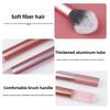 4 makeup brushes, set of brushes for beginners, full set of soft-bristled loose powder brushes, blush brushes, eyeshadow brushes, beauty tools.