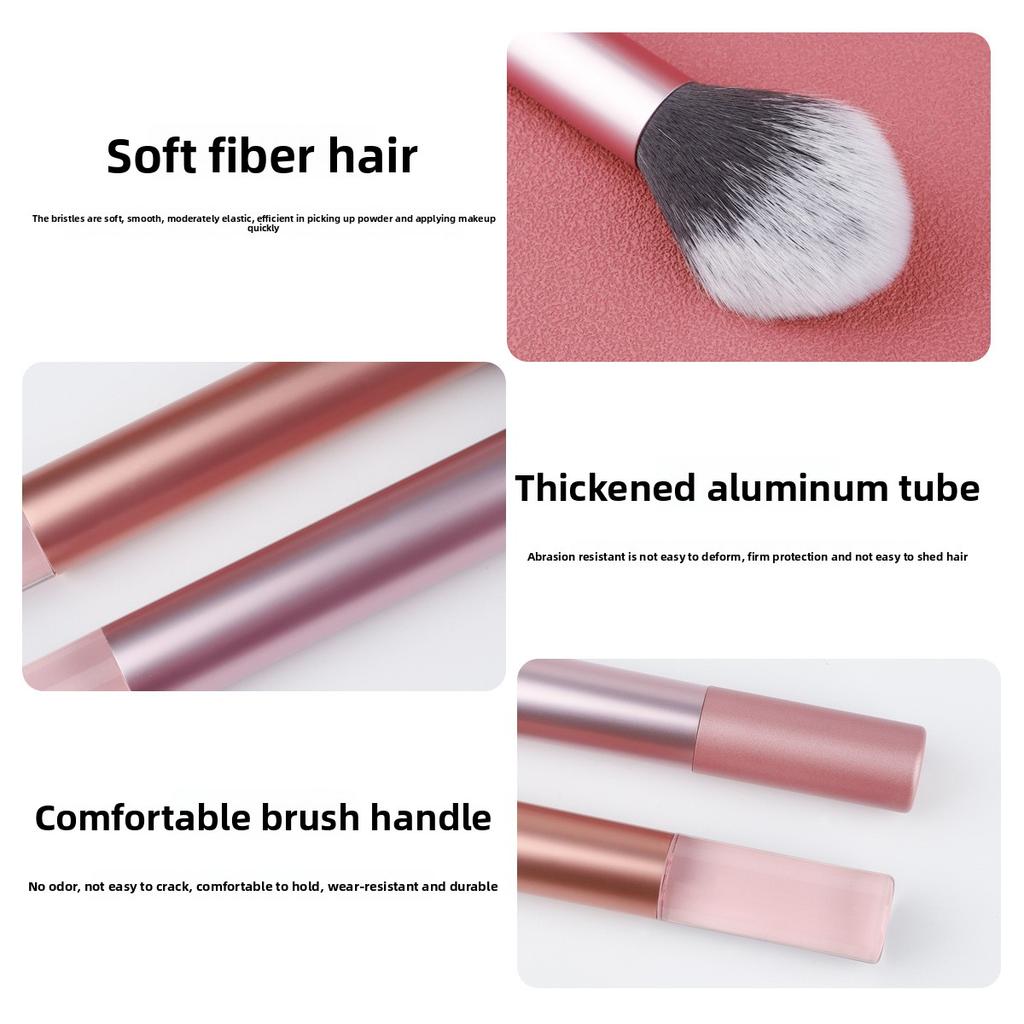 4 makeup brushes, set of brushes for beginners, full set of soft-bristled loose powder brushes, blush brushes, eyeshadow brushes, beauty tools.