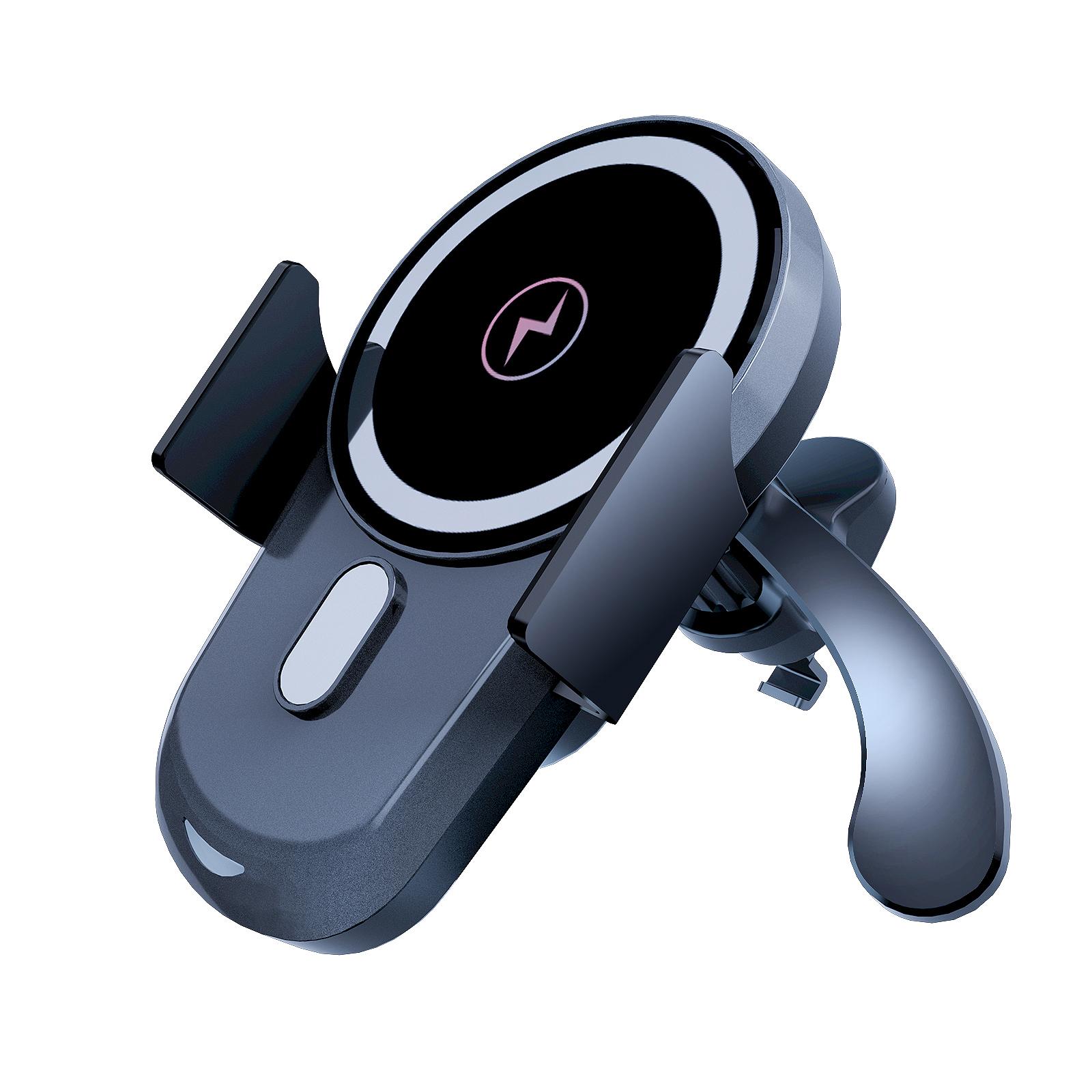 

Магнитное беспроводное зарядное устройство для Iphone 14pro 14 13 12 Magsafe 15 Вт, автомобильный держатель с быстрой зарядкой, вращение на 360 градусов, крепление для вентиляционного отверстия as picture чёрный