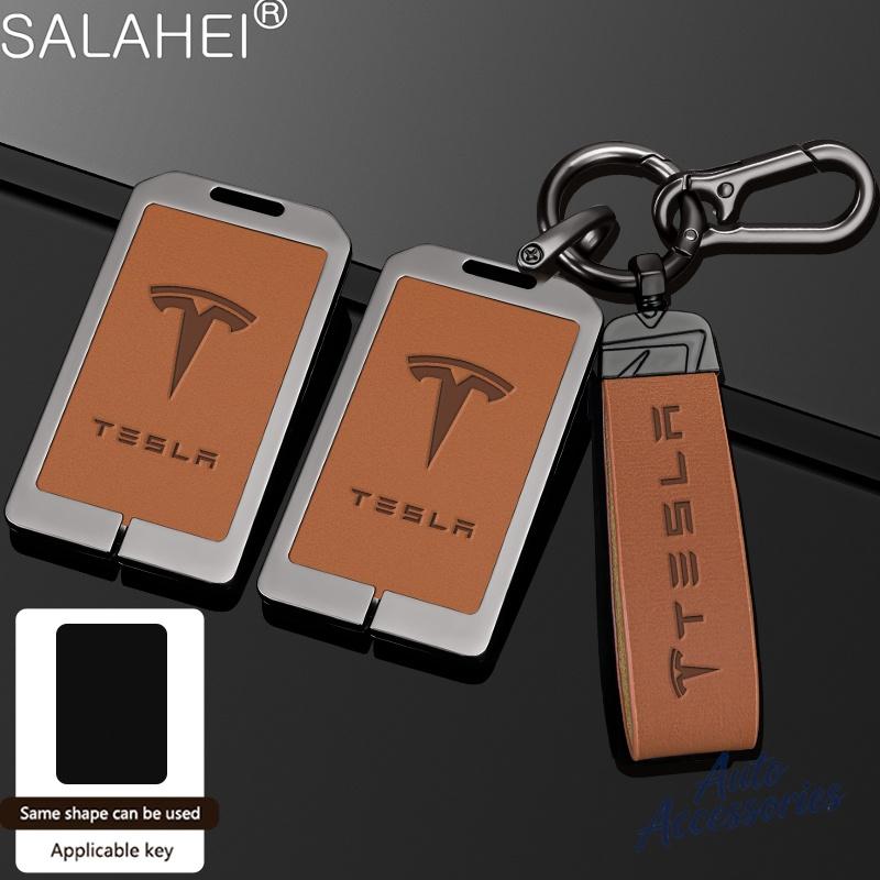 

Car NFC Card Key Cover Alloy Protect Shell Keyring Anti-loss Pendant For Tesla Model 3 Model S Model X Model Y Auto Accessories