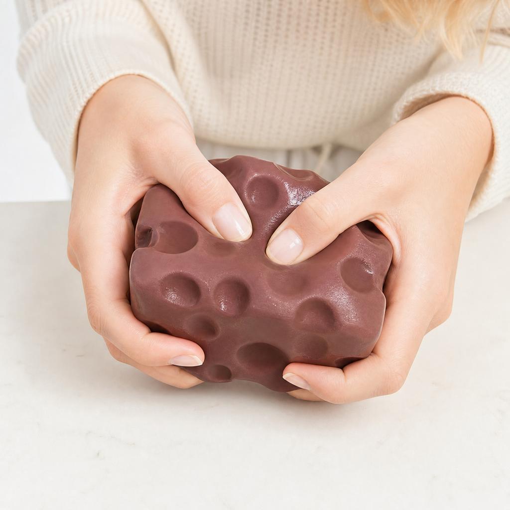 Stress Toy - Chocolate Shape, Soft Filled Toy for Adults and Kids