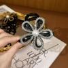 Hair Clamps Diamond Hollow Flower Hair Clip Exquisite Women's Hair Accessory
