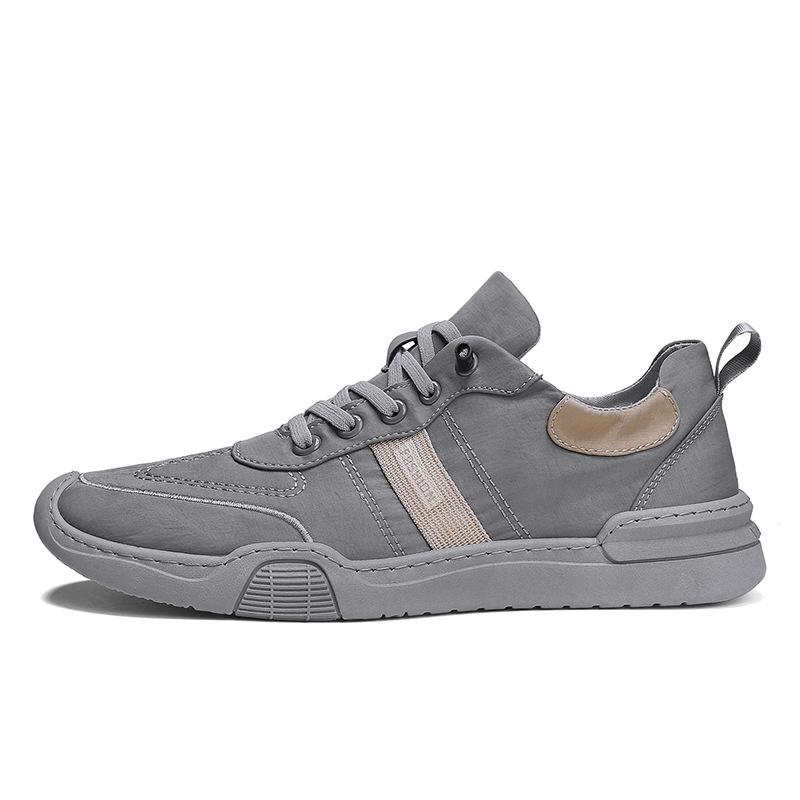 2024 Korean Style Cloth Low-Top Casual Men's Board Shoes: Rainproof, Youth Travel Sneakers for Spring/Autumn