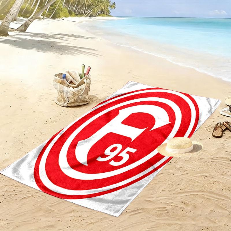 F95 logo Print Beach Towel, Large Soft Quick Dry Towel for Beach Camping Swimming