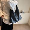 Fashion Design Leather Shoulder Bag for Women 2024 Tend Female Simple Big Underarm Hobo Bag Handbags and Purses