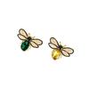Elegant Alloy Rhinestone Bee Brooch - Versatile Accessory for Women's Fashion
