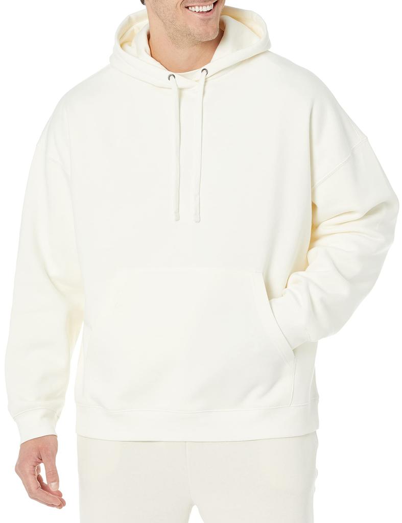 Amazon Essentials Men's Oversized Hoodie, Eggshell White, Size XL