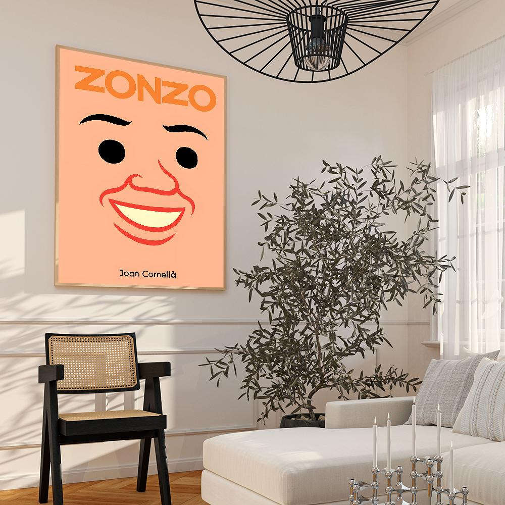Joan Cornella Zonzo Comics Kunst Vintage Poster Klebrige Retro Kraft Papier Aufkleber DIY Room Bar Cafe Kawaii Room Decor