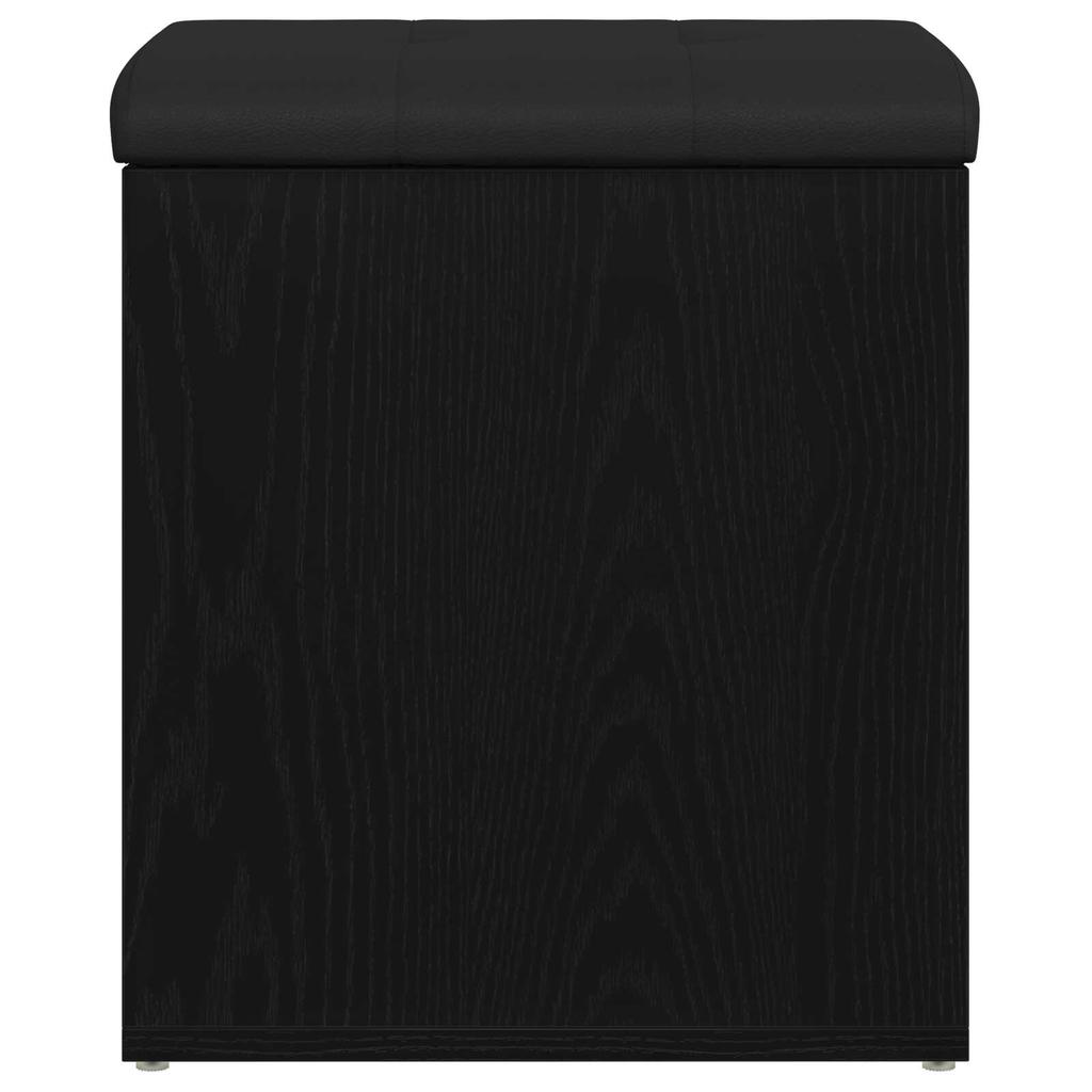 Schuhwickelhocker und Aufbewahrungshocker im Eingangsbereich Schwarze Eiche 42x42x45 cm