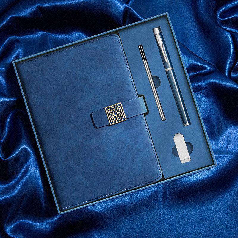 Verdickte Leder-Business-Schnallen-Notizbücher für Konferenzen und Tagebücher