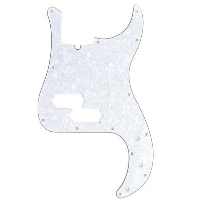Musiclily Pro Precision Bass Pickguard for American Precision White Pearl 4P 13-Hole 4-String Bass,