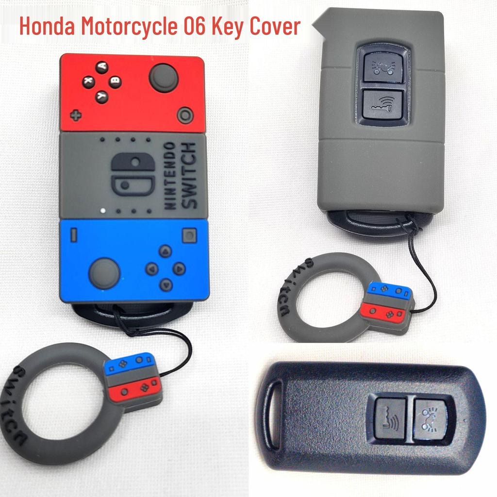 Cat Paw Cartoon Key Cover for Yamaha & Honda Motorcycles
