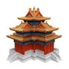 Forbidden City Corner Tower Building Blocks: Giant Mortise and Tenon Ancient Architecture Model