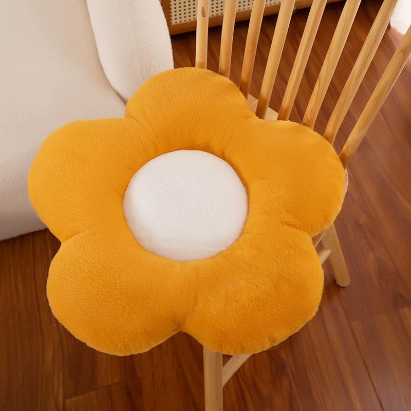New Sunflower Throw Pillow Plush Toy Flower Seat Cushion Office Seat Cushion Furniture Supplies