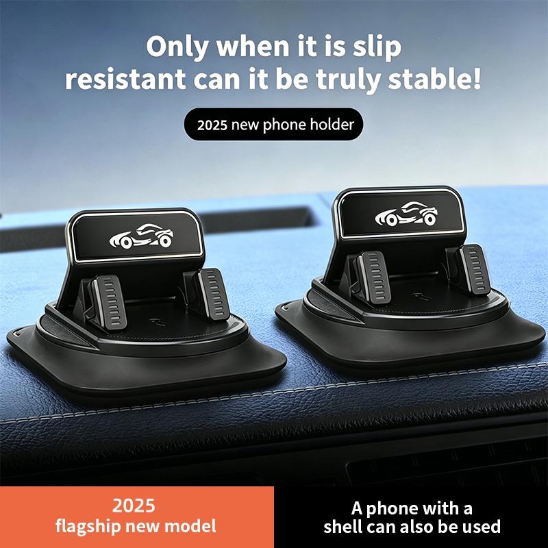 Car dashboard anti slip mobile phone holder 360 ° rotating navigation fixed bracket universal car phone holder
