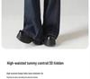 Women's Wide-Leg Loose Jeans for Spring & Autumn 2025 - Perfect for Pear-Shaped Bodies with Thick Legs & Wide Hips