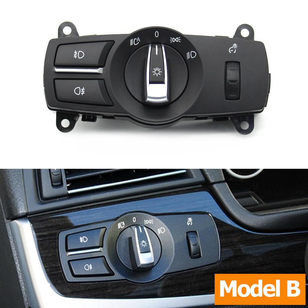 Car Front Head Lamp Headlight Switch Assembly For BMW 5 6 7 Series X3 X4 F10 F11 F07 F06 F01 F25 F26 61319192744 61319192746