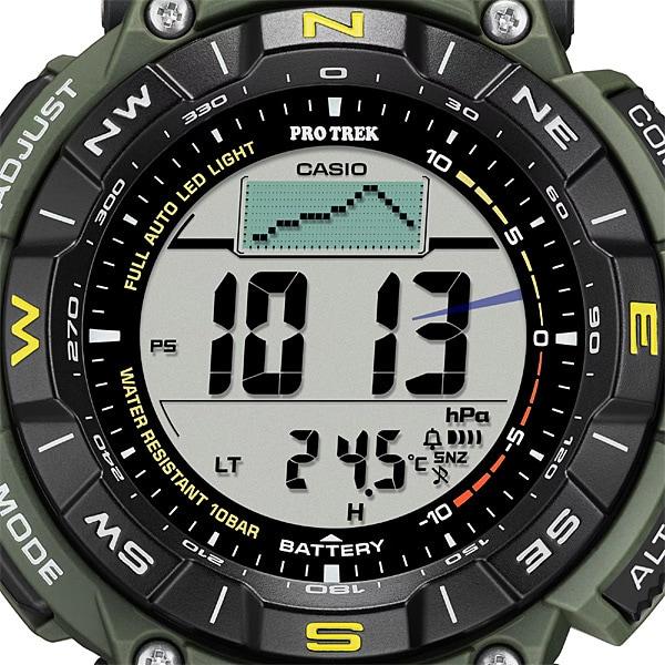 Casio Men's PRO TREK PRG-340-3JF [PROTREK Climber Line] rundklokke harpiks *Biomas Plast Digital