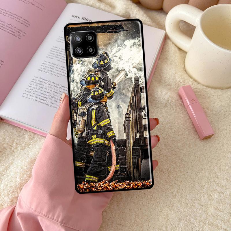 Feuerwehrmann Helden Feuerwehrmann Für Samsung Galaxy A55 A35 A15 A32 A12 A22 A52 A54 A34 A14 A56 A36 A26 A16 A13 A53 A06 Hülle