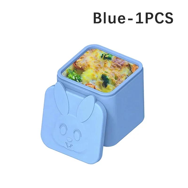 Kids Lunch Box Silicone Bento Box Condiment Organizer Sauce Divider Cup With Lid For Fruit Storage Reusable