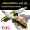Gold-Plated F7TC Spark Plug for Gasoline Generator & Go-Kart Four-Stroke Polishing Machine