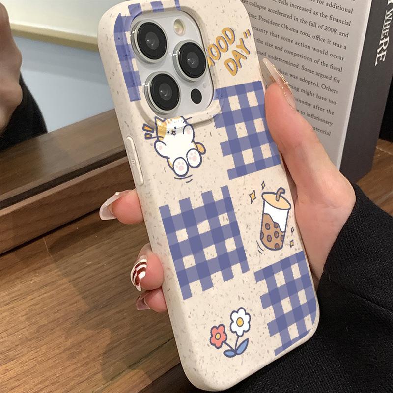 Mobile Phone Cases for iPhone 11 13 XR 15 Pro Max 12 14 Pro Max Case iPhone 16 7 Plus 8 Plus XS Max Degradable and Environmentally Friendly