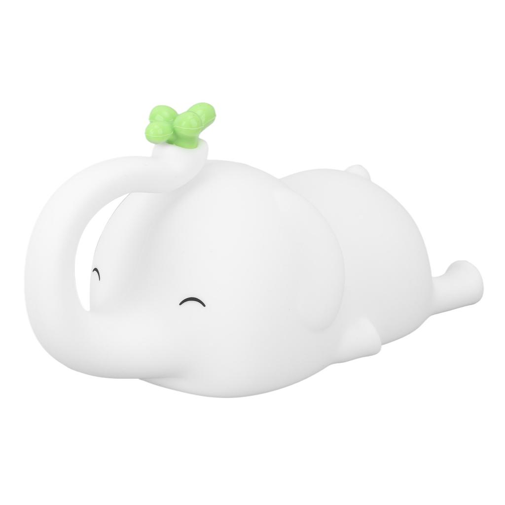 Night Light Silicon Elephant Nursery Night Lights 3 Brightness USB Timing Night Lamp for Home Hotel