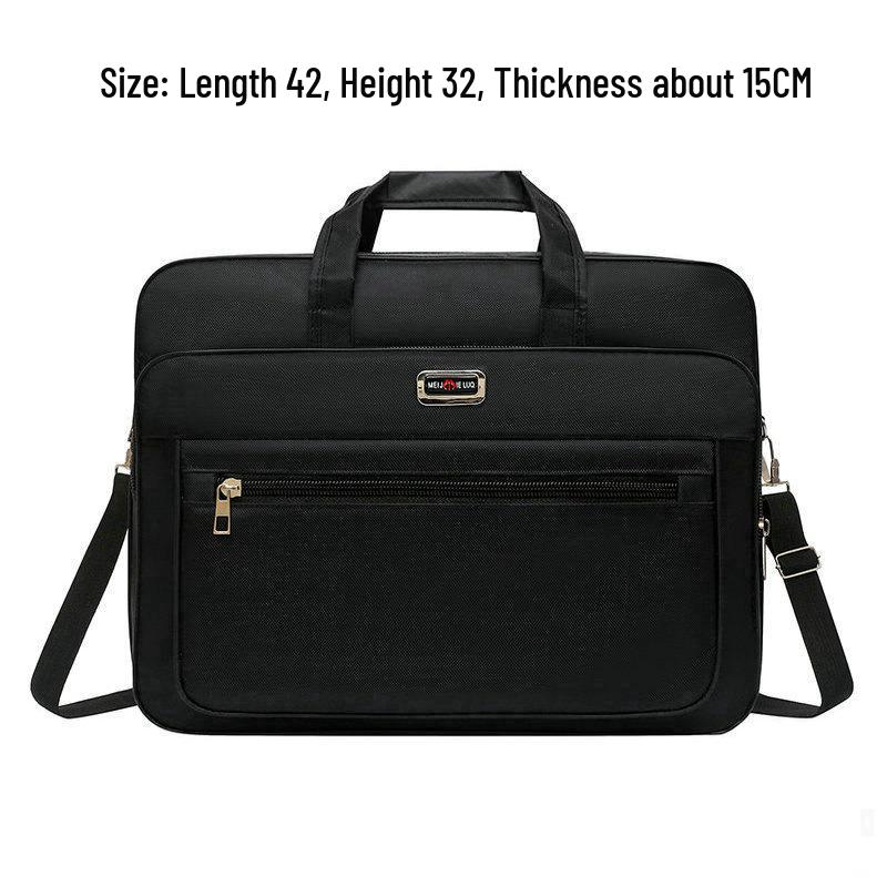 Men's 20" Oversized Waterproof Oxford Messenger Bag - Durable Business & Travel Briefcase