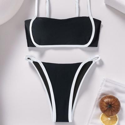 New Sexy Split Swimsuit Women's Beach Fashion High-end Babes Bikini Swimsuit