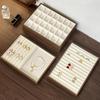 Eco Friendly Walnut Wood Grain Jewelry Tray Multifunctional Organizer Storage Solution for Living Room Bedroom Vanity