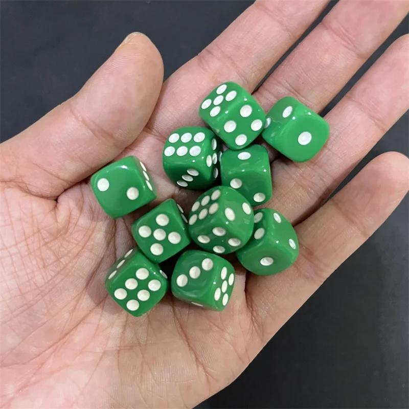 50Pcspack High Quality New 12Mm Acrylic Transparent D6 Point Dice #12 Round Corner Boutique Dice