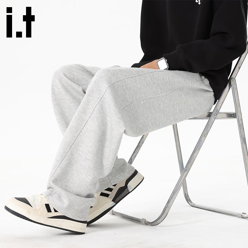 fingercroxxit Men's Loose Fit Straight Leg Sweatpants